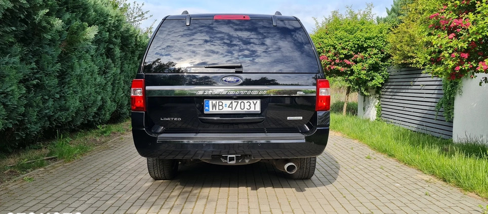 Ford Expedition cena 128900 przebieg: 186000, rok produkcji 2017 z Warszawa małe 667